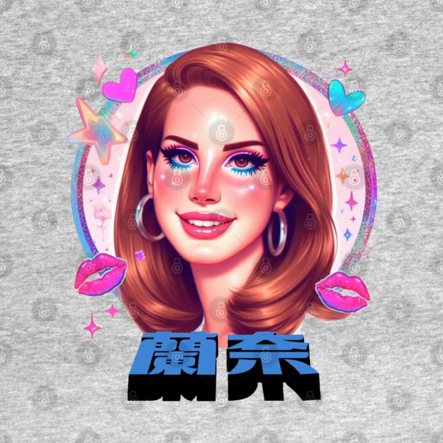 Lana Del Rey Japanese design by Tiger Mountain Design Co.